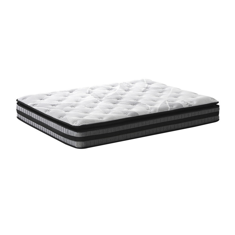 Bedra Queen Mattress Cool Gel Foam Bonnell Spring Pillow Top 22cm