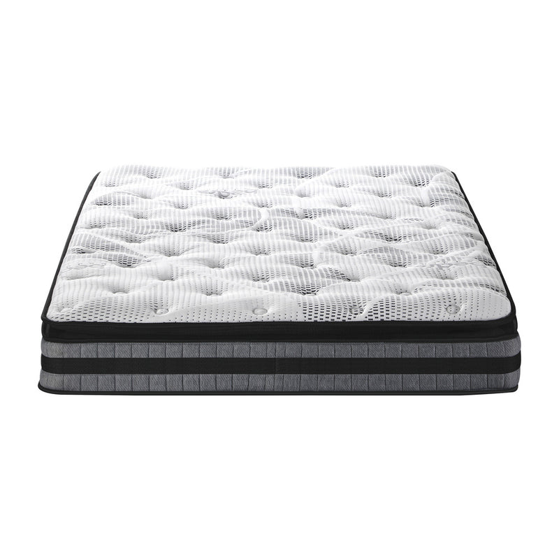 Bedra Queen Mattress Cool Gel Foam Bonnell Spring Pillow Top 22cm
