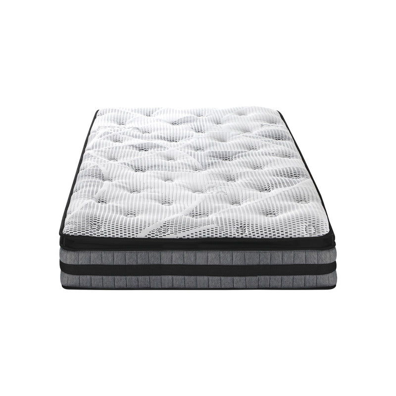 Bedra Single Mattress Cool Gel Foam Bonnell Spring Pillow Top 22cm