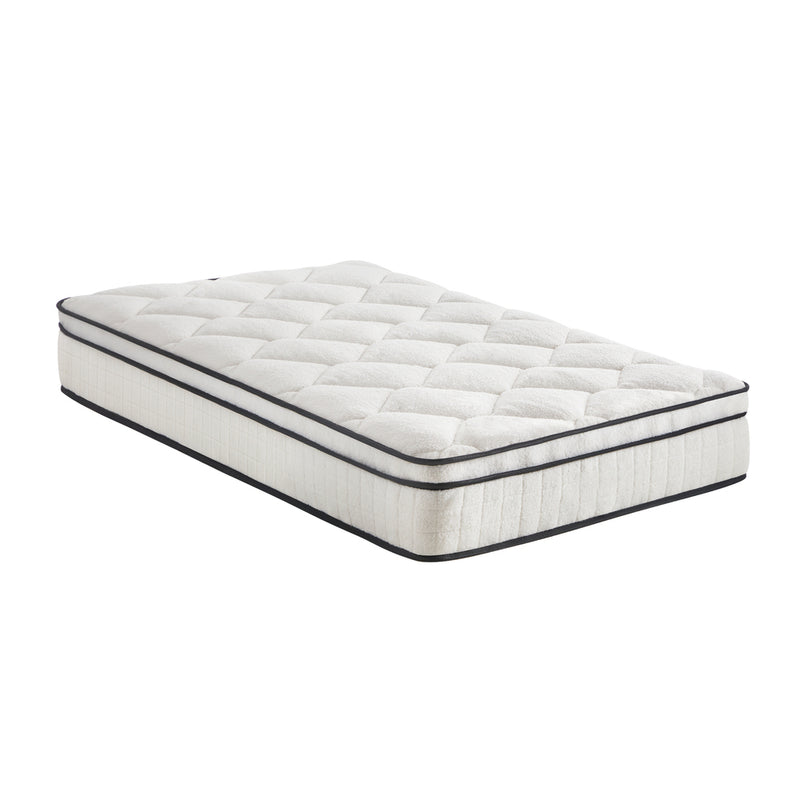 Bedra Boucle King Single Mattress Memory Foam Pocket Spring Euro Top