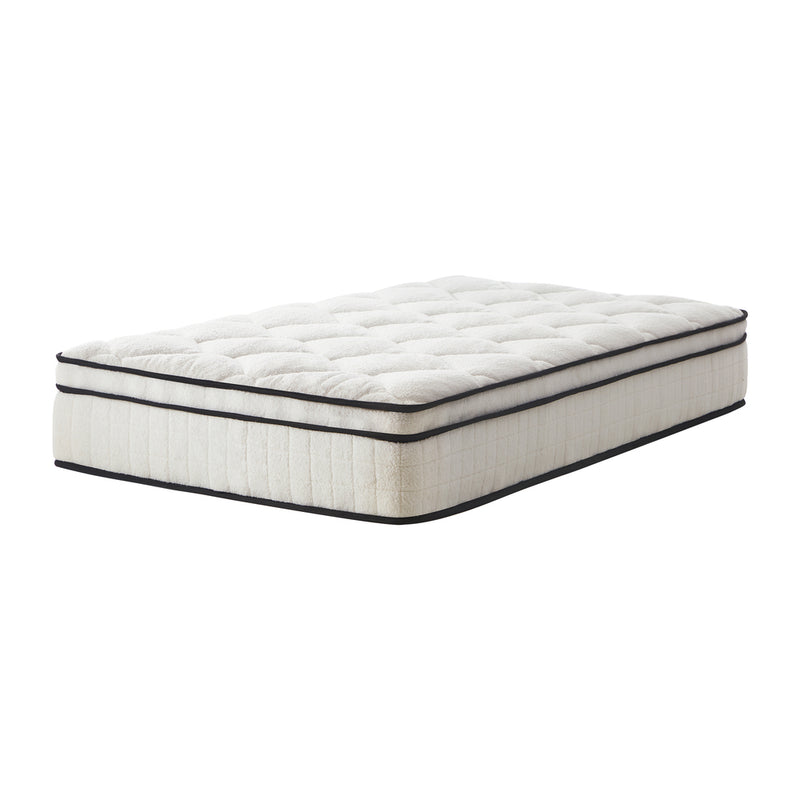 Bedra Boucle Single Mattress Memory Foam Pocket Spring Euro Top