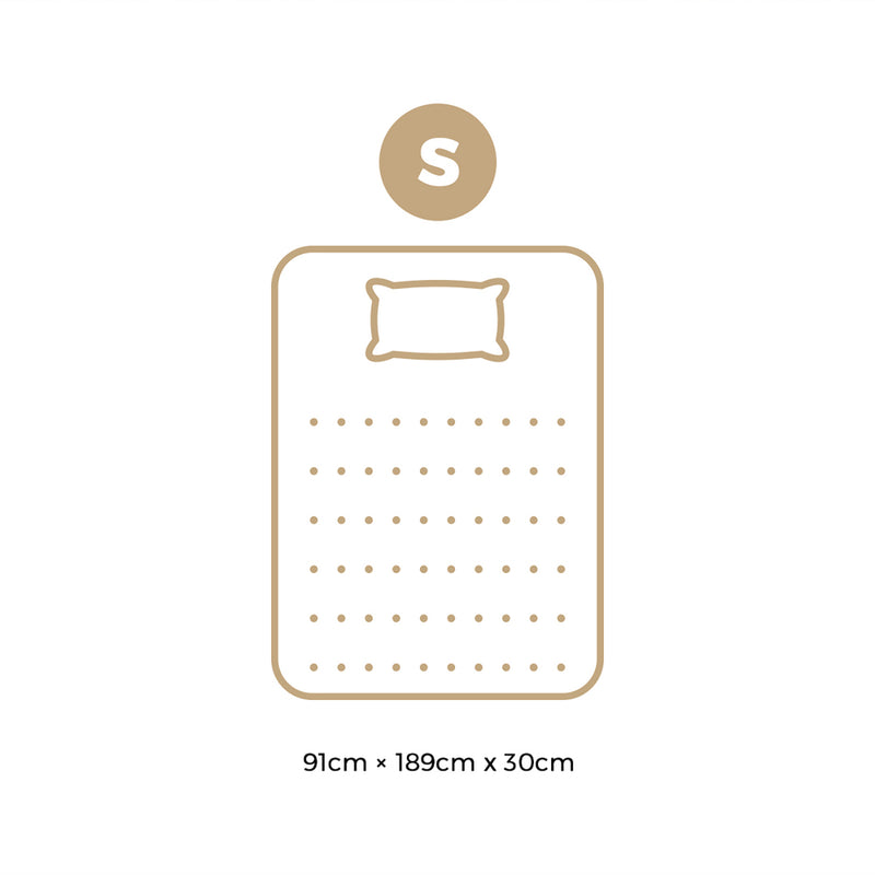 Bedra Single Mattress Luxury Foam Pocket Spring 30cm