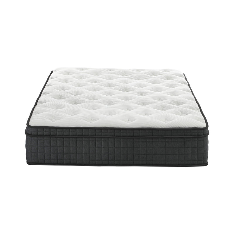 Bedra Queen Mattress Cool Gel Foam Pocket Spring 34CM with Pillows