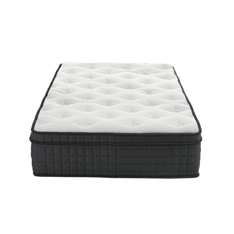 Bedra Single Mattress Cool Gel Foam Pocket Spring 34CM with Pillow