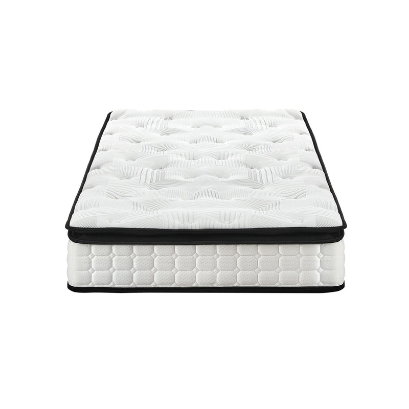 Bedra King Single Mattress 22CM Cool Gel Foam Bonnell Spring with Pillow