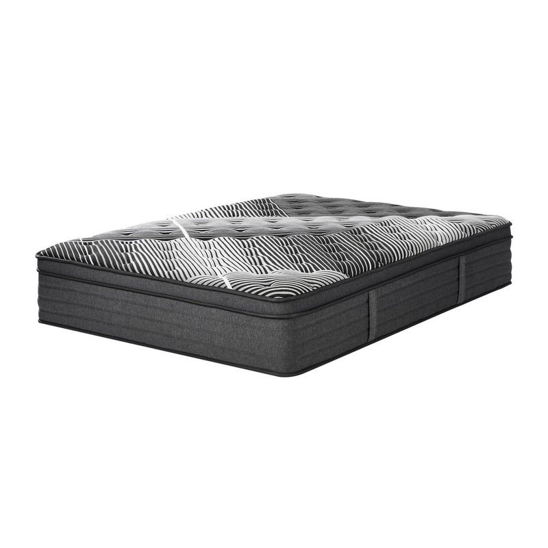 Bedra Queen Mattress 9 Zone Pocket Spring Foam Bamboo Euro Top 35cm