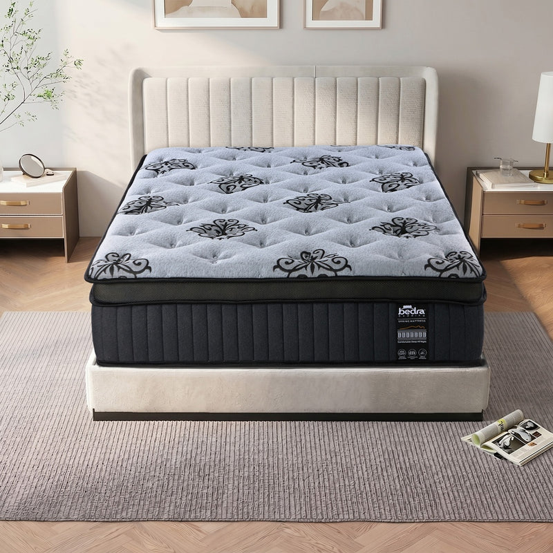 Bedra King Single Mattress Bamboo Pocket Spring Medium Firm 32cm