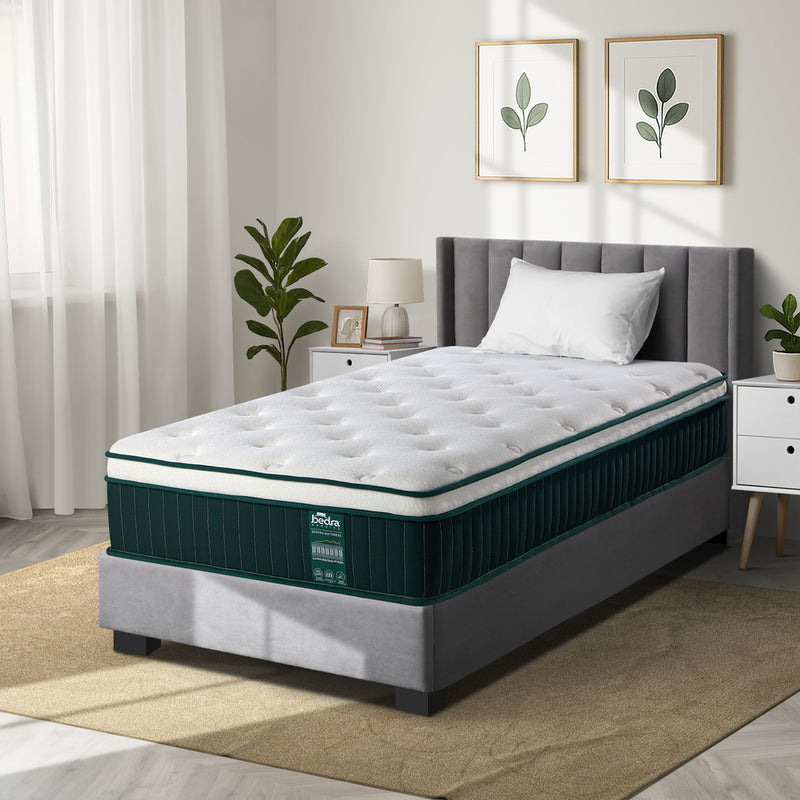 Bedra King Single Mattress Pocket Spring Cool Gel Foam Medium Firm