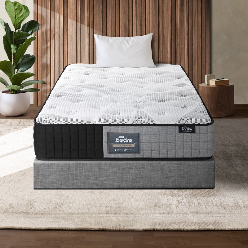 Bedra Single Mattress Tight Top Foam Pocketed Springs 24cm