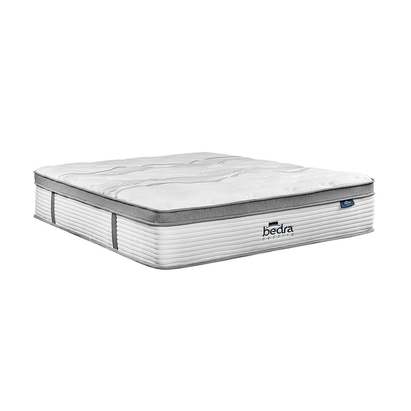 Bedra Queen Mattress Euro Top Pocket Spring 34cm 7-Zone