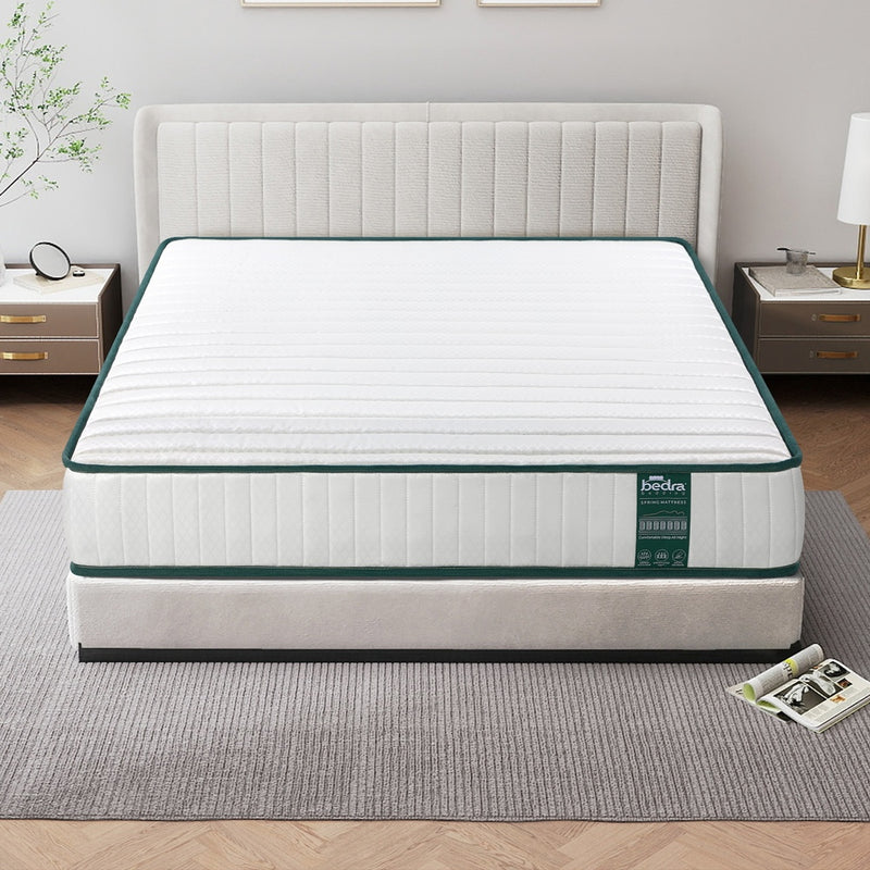 Bedra Queen Mattress Pocket Spring Coil Sleep Foam Extra Firm 21cm