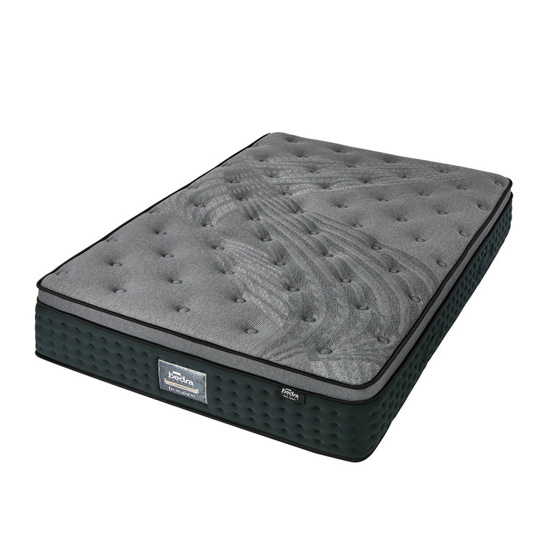 Bedra Double Mattress Euro Top Spring Medium Firm 34cm