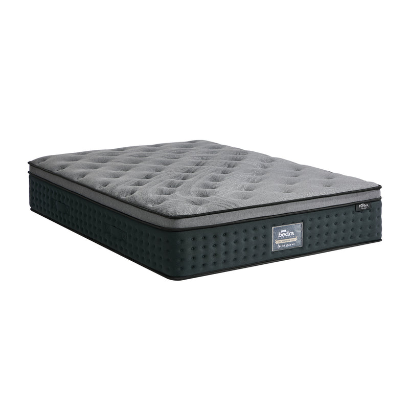 Bedra King Mattress Euro Top Spring Medium Firm 34cm