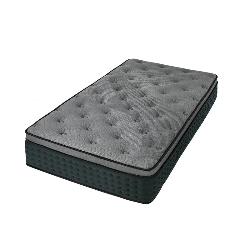 Bedra Single Mattress Euro Top Spring Medium Firm 34cm