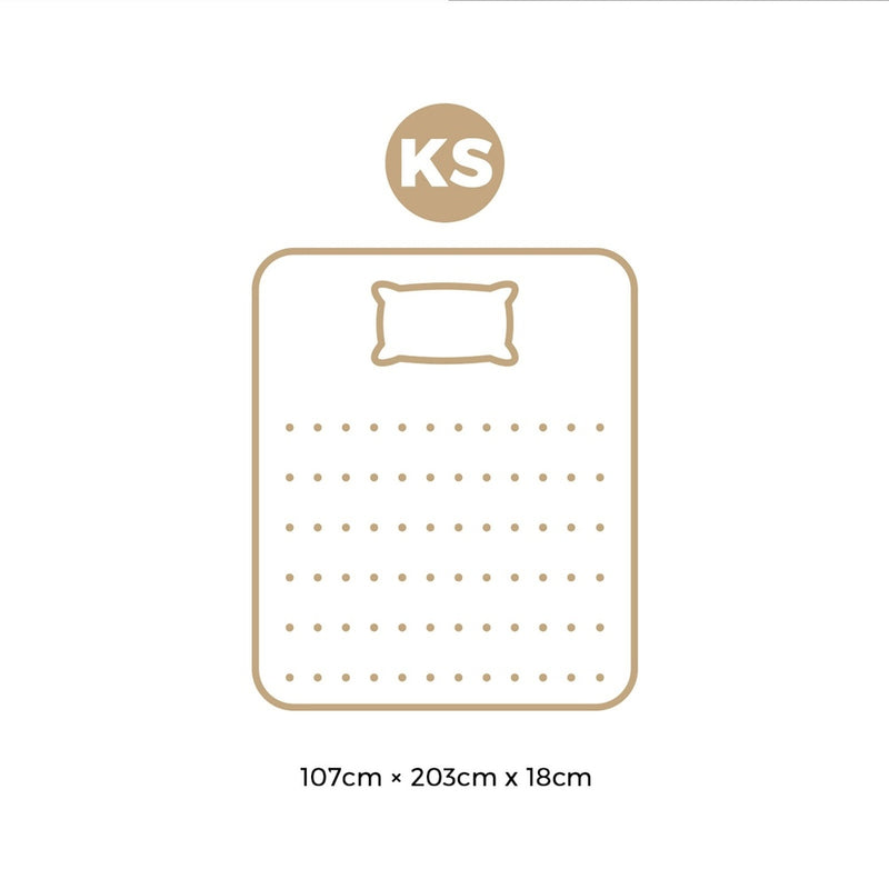 Bedra King Single Mattress Breathable Bonnell Spring 18cm