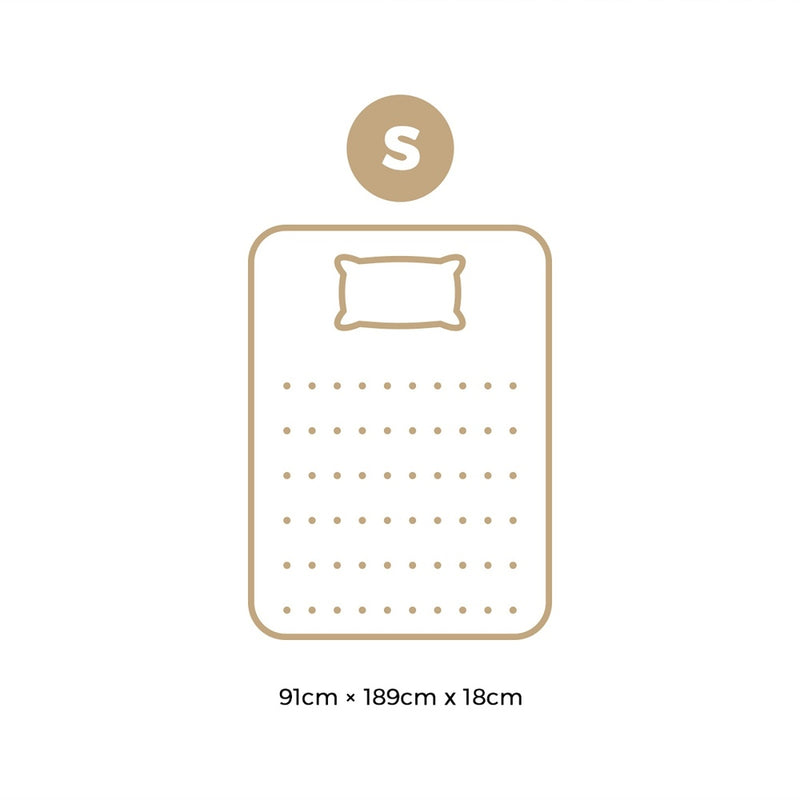 Bedra Single Mattress Breathable Bonnell Spring Foam 18cm