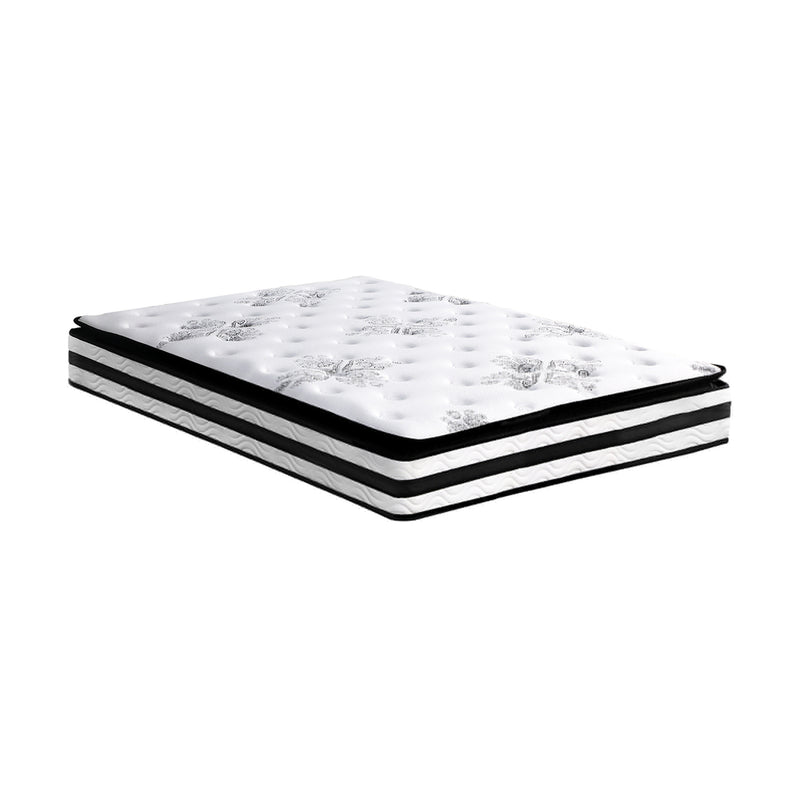 Bedra Queen Mattress Breathable Luxury Bed Bonnell Spring Foam Medium Firm 22cm