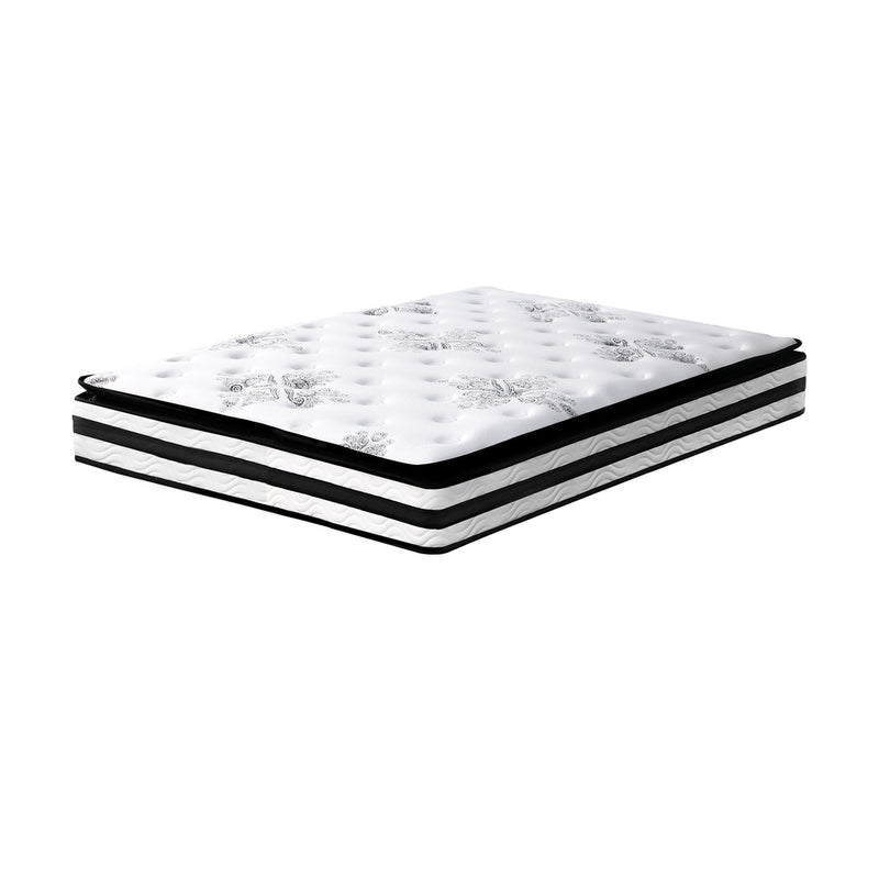 Bedra Queen Mattress Breathable Luxury Bed Bonnell Spring Foam Medium Firm 22cm