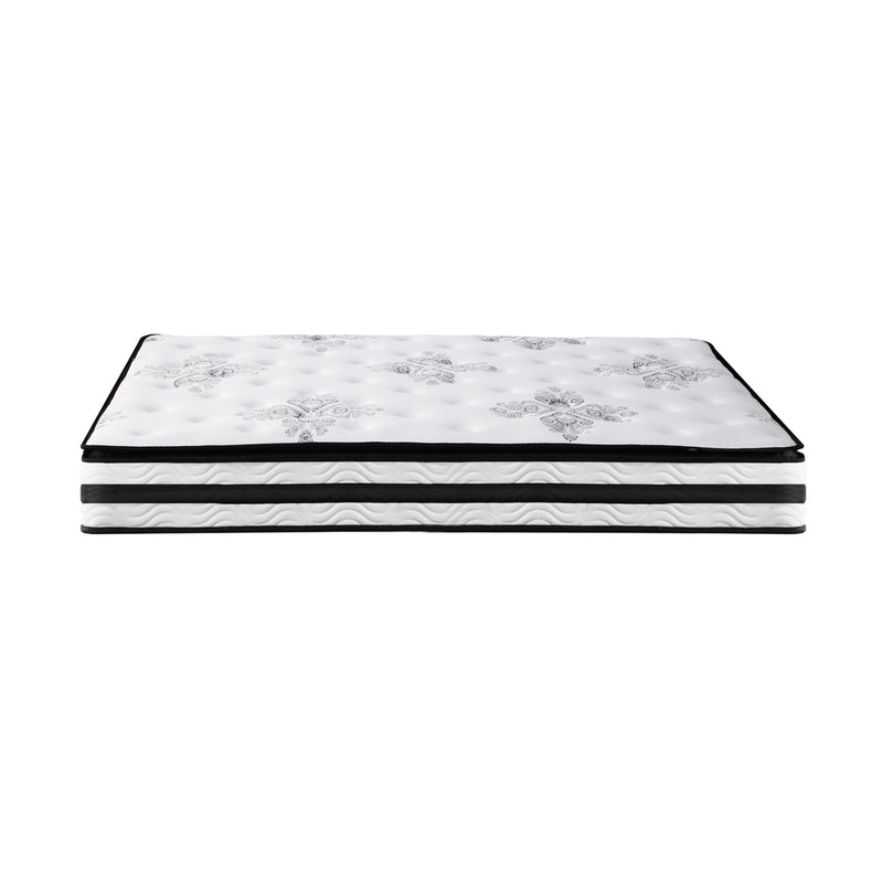Bedra Queen Mattress Breathable Luxury Bed Bonnell Spring Foam Medium Firm 22cm