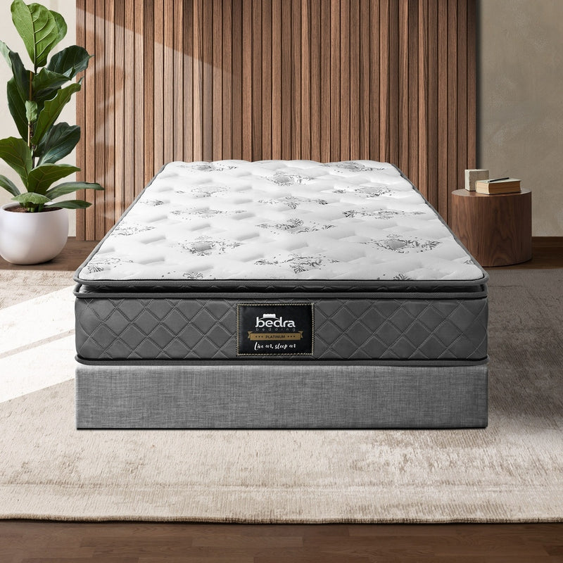 Bedra Single Mattress Breathable Bonnell Spring Foam 21cm