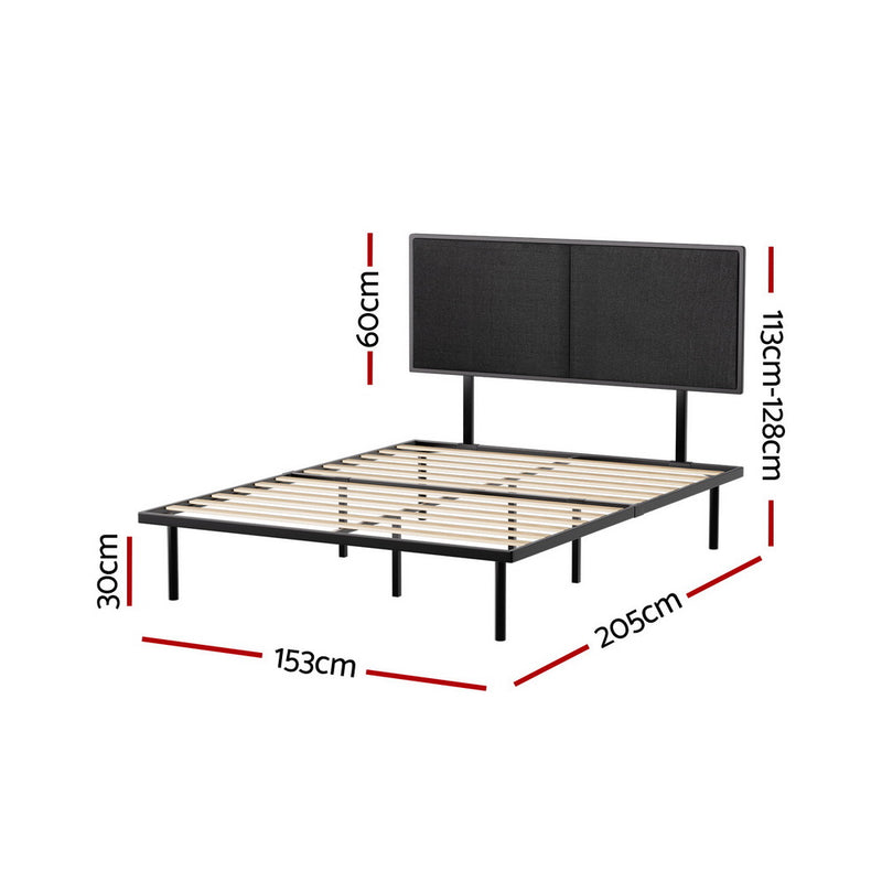 Artiss Bed Frame Queen Size Metal Frame NOE