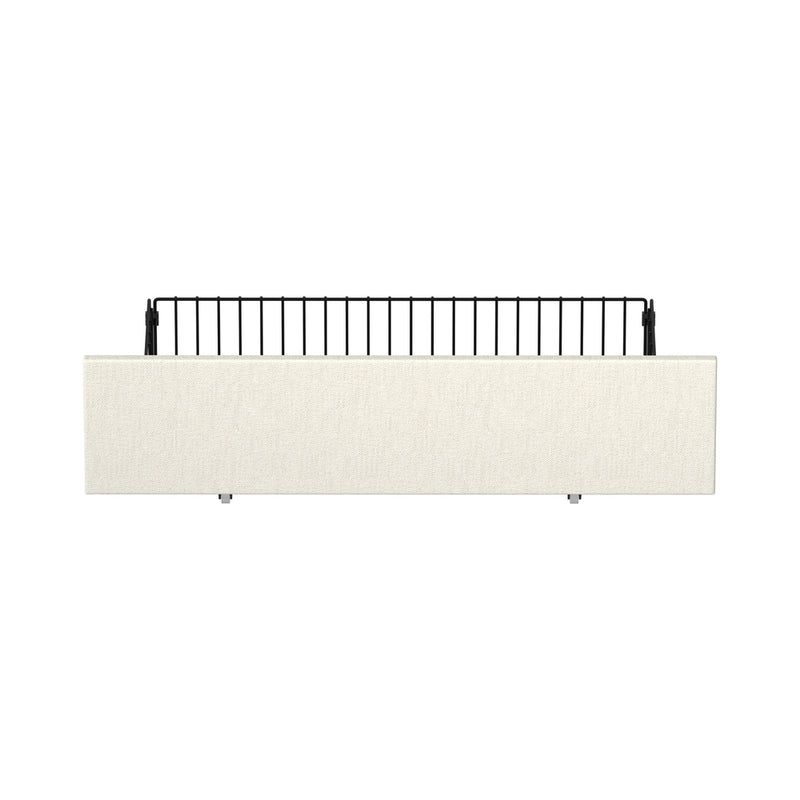 Oikiture 4x Trundle Drawers for Bed Frame Beige