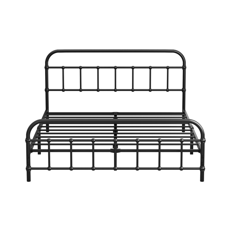 Oikiture Metal Bed Frame Double Size Bed Base Platform