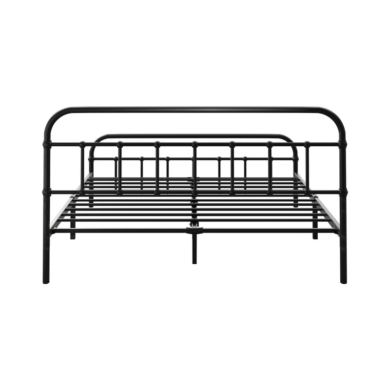 Oikiture Metal Bed Frame Double Size Bed Base Platform