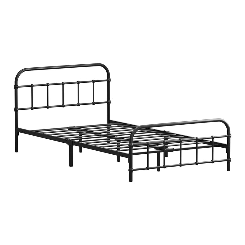Oikiture Metal Bed Frame King Single Size Bed Base Platform