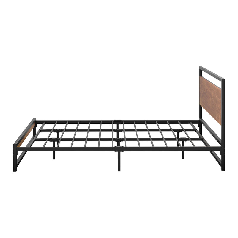 Oikiture Metal Bed Frame King Size Beds Base Platform Wood