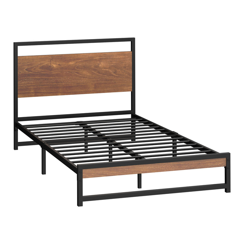 Oikiture Metal Bed Frame King Single Size Beds Base Platform Wood