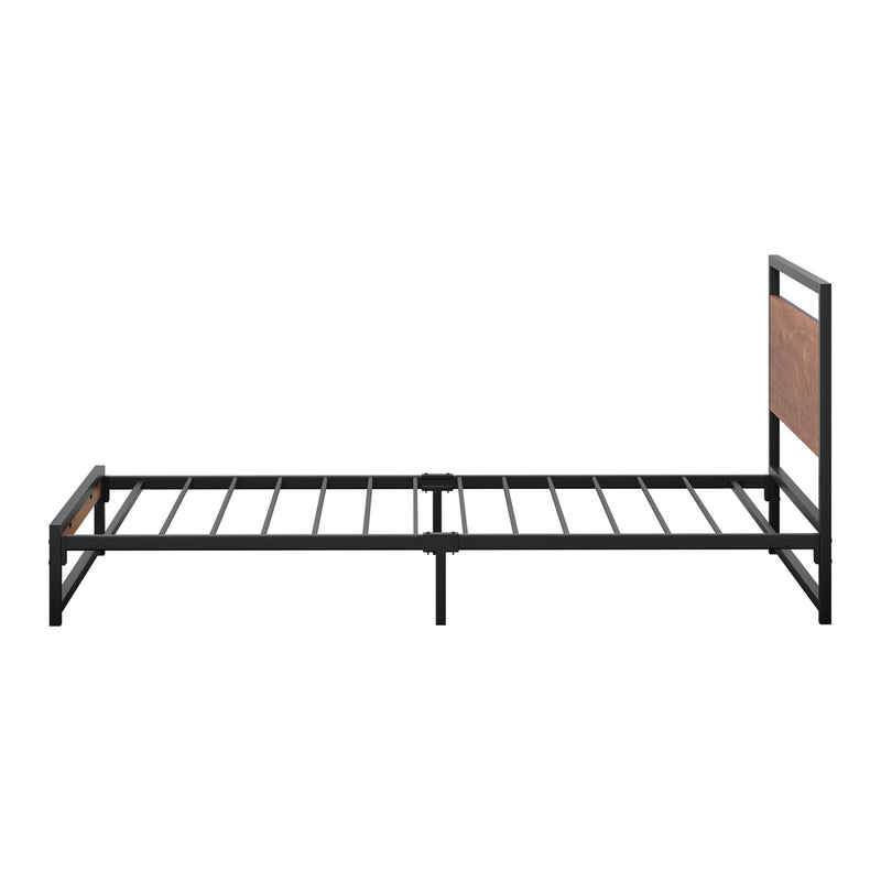 Oikiture Metal Bed Frame Single Size Beds Base Platform Wood