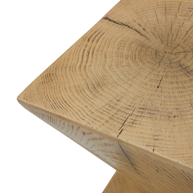 Oikiture Side Table Terrazzo Concrete Wooden