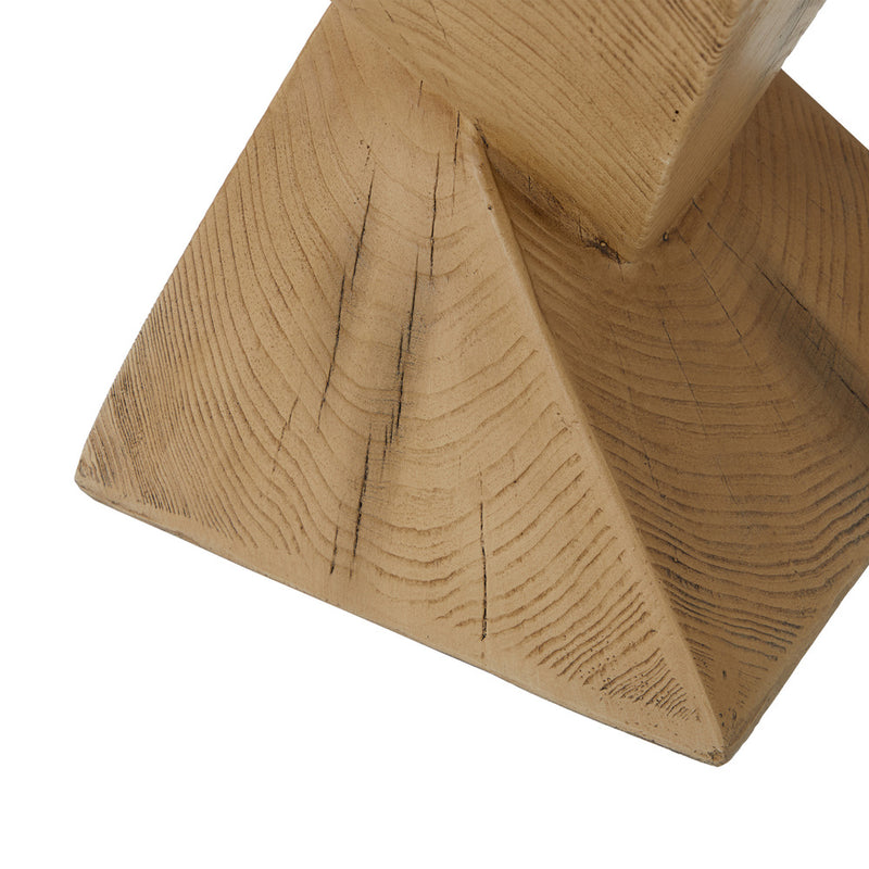 Oikiture Side Table Terrazzo Concrete Wooden