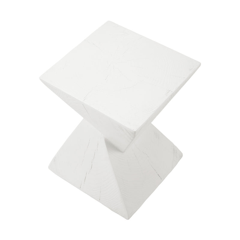 Oikiture Side Table Terrazzo Concrete White