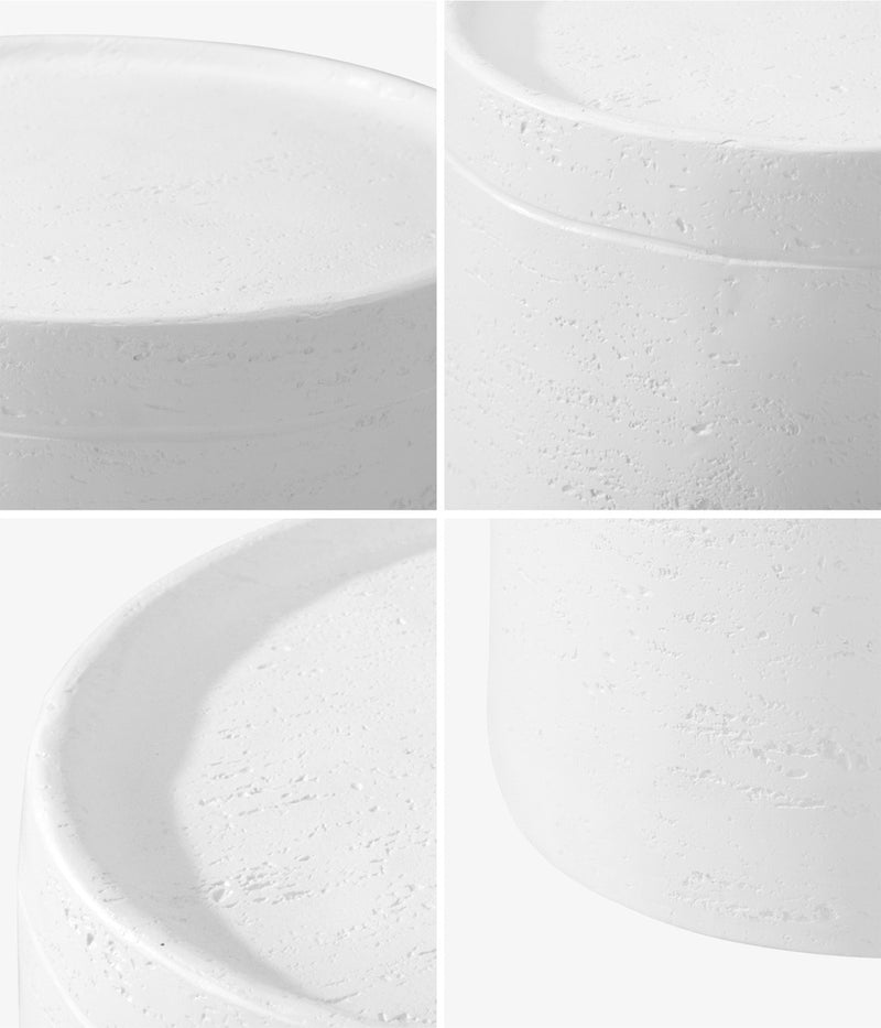 Oikiture Side Table Outdoor Stool Terrazzo Concrete