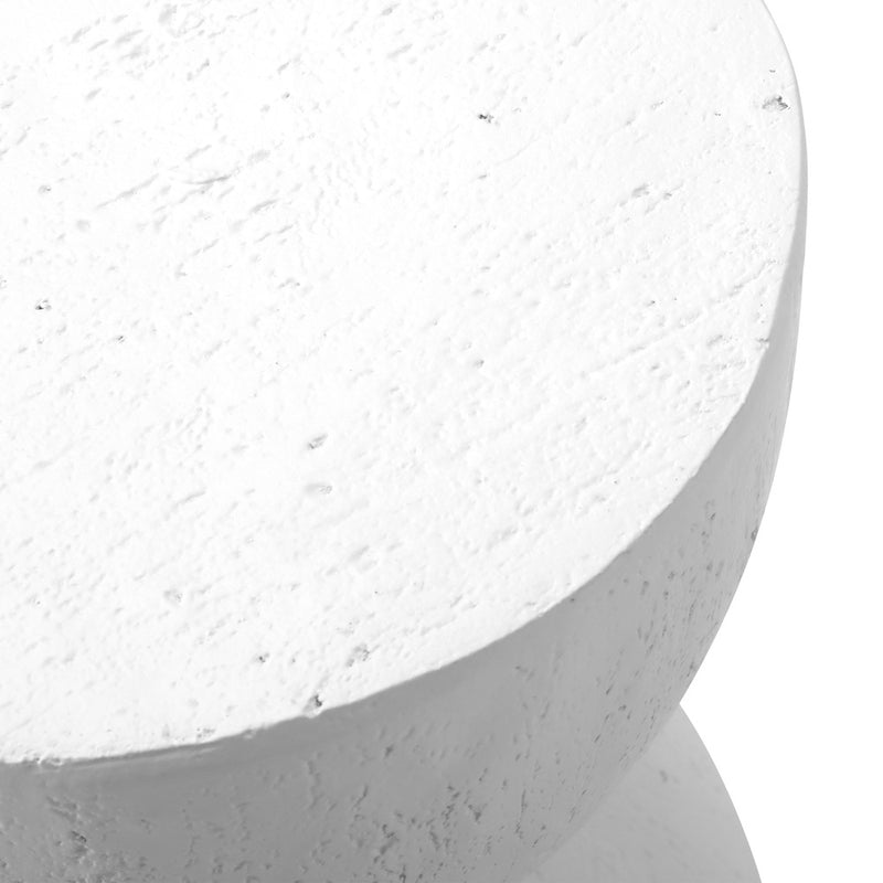 Oikiture Side Table Terrazzo Hourglass Stand