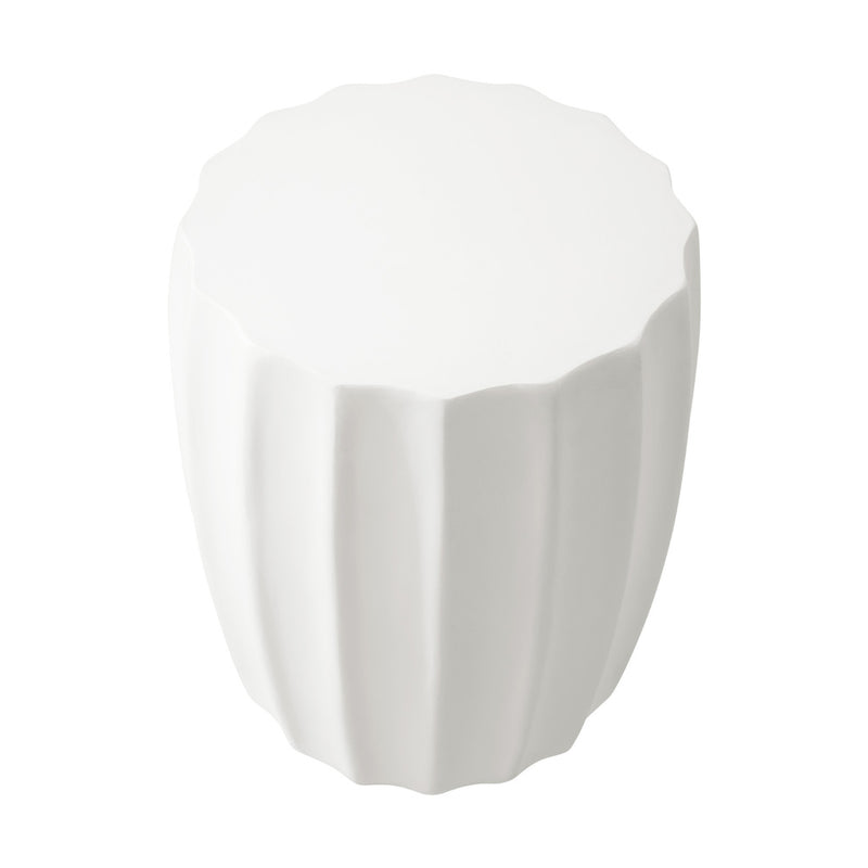 Oikiture Side Table Terrazzo Concrete Outdoor Stand