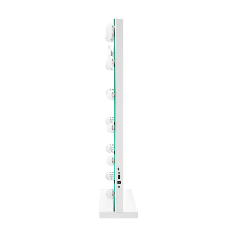 Oikiture Bluetooth Hollywood Makeup Mirrors with LED 80x62cm