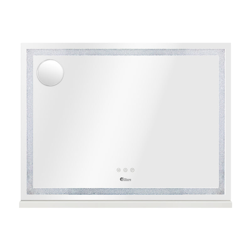 Oikiture LED Makeup Mirror Hollywood Vanity 80x62cm Touch Control