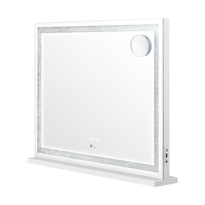 Oikiture LED Makeup Mirror Hollywood Vanity 80x62cm Touch Control