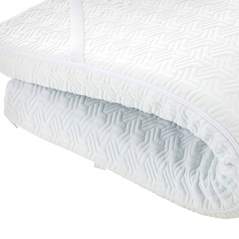 Bedra Memory Foam Mattress Topper Reversible Cool Gel 10cm Double