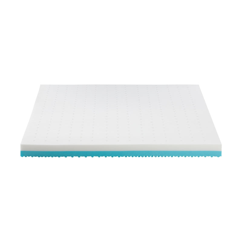 Bedra Memory Foam Mattress Topper Reversible Cool Gel 10cm Queen