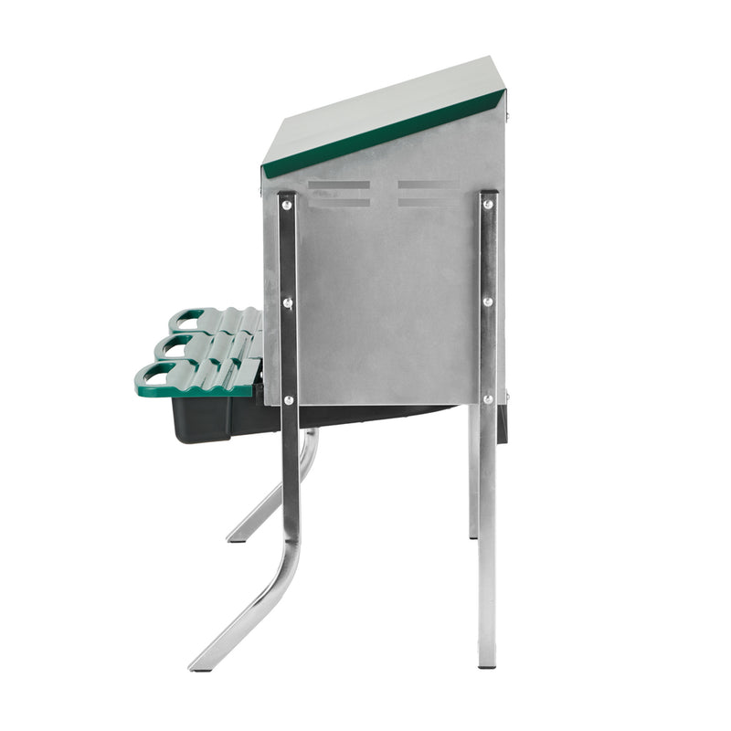Alopet 3 Holes Chicken Nesting Box Hen Chook with Stand