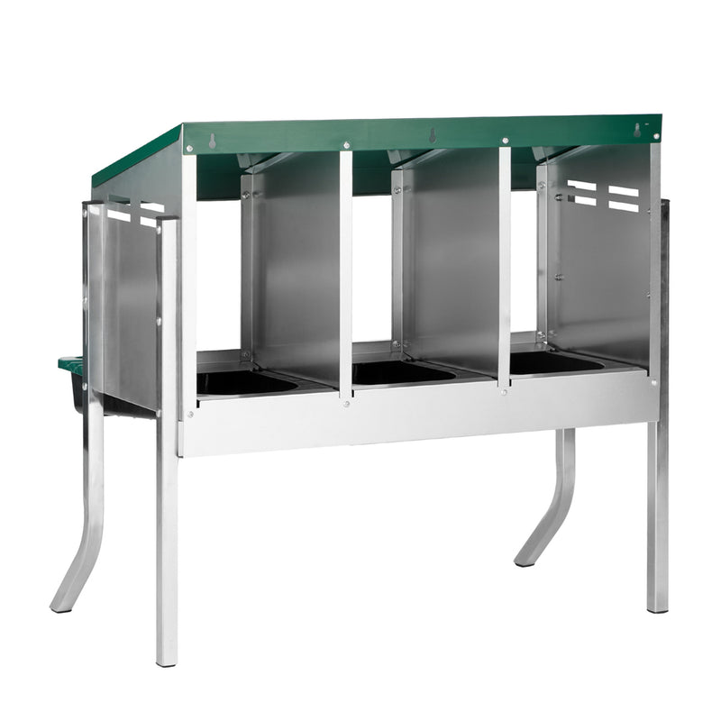 Alopet 3 Holes Chicken Nesting Box Hen Chook with Stand