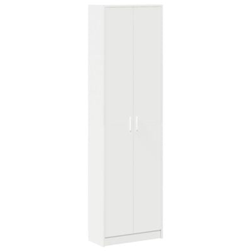 vidaXL Wardrobe with Shelf White 55 x 25 x 189 cm Engineered wood