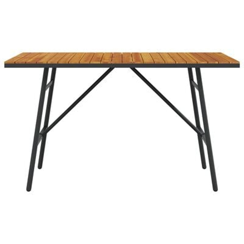 vidaXL Dining Table Brown 110 x 55 x 62 cm Solid Acacia Wood