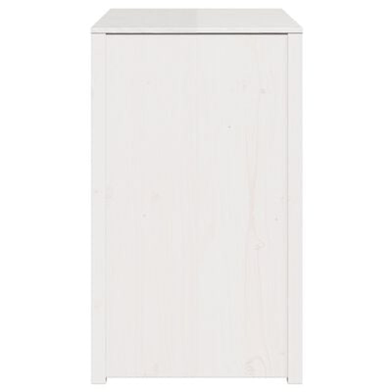 vidaXL Kitchen Cabinet Warm White 106 x 55 x 92 cm Solid Pine Wood
