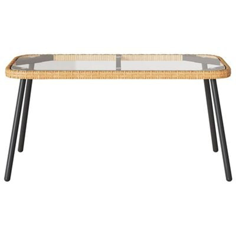 vidaXL Coffee Table Brown and Black 90 x 45 x 43 cm