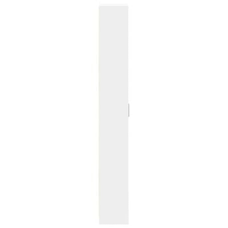 vidaXL Wardrobe with Shelf White 55 x 25 x 189 cm Engineered Wood